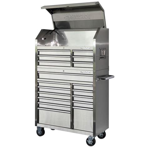 hhusky stainless steel box|husky tool chest and cabinet.